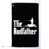 The Rodfather Funny Fishing For Fisherman Gift Golf Towel thumb 0