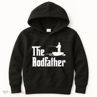 The Rodfather Funny Fishing For Fisherman Gift Kids Hoodie thumb 0