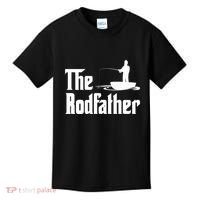 The Rodfather Funny Fishing For Fisherman Gift Kids T-Shirt thumb 0