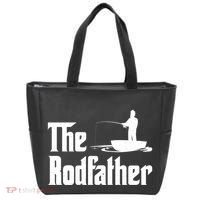 The Rodfather Funny Fishing For Fisherman Gift Tote Bag thumb 0