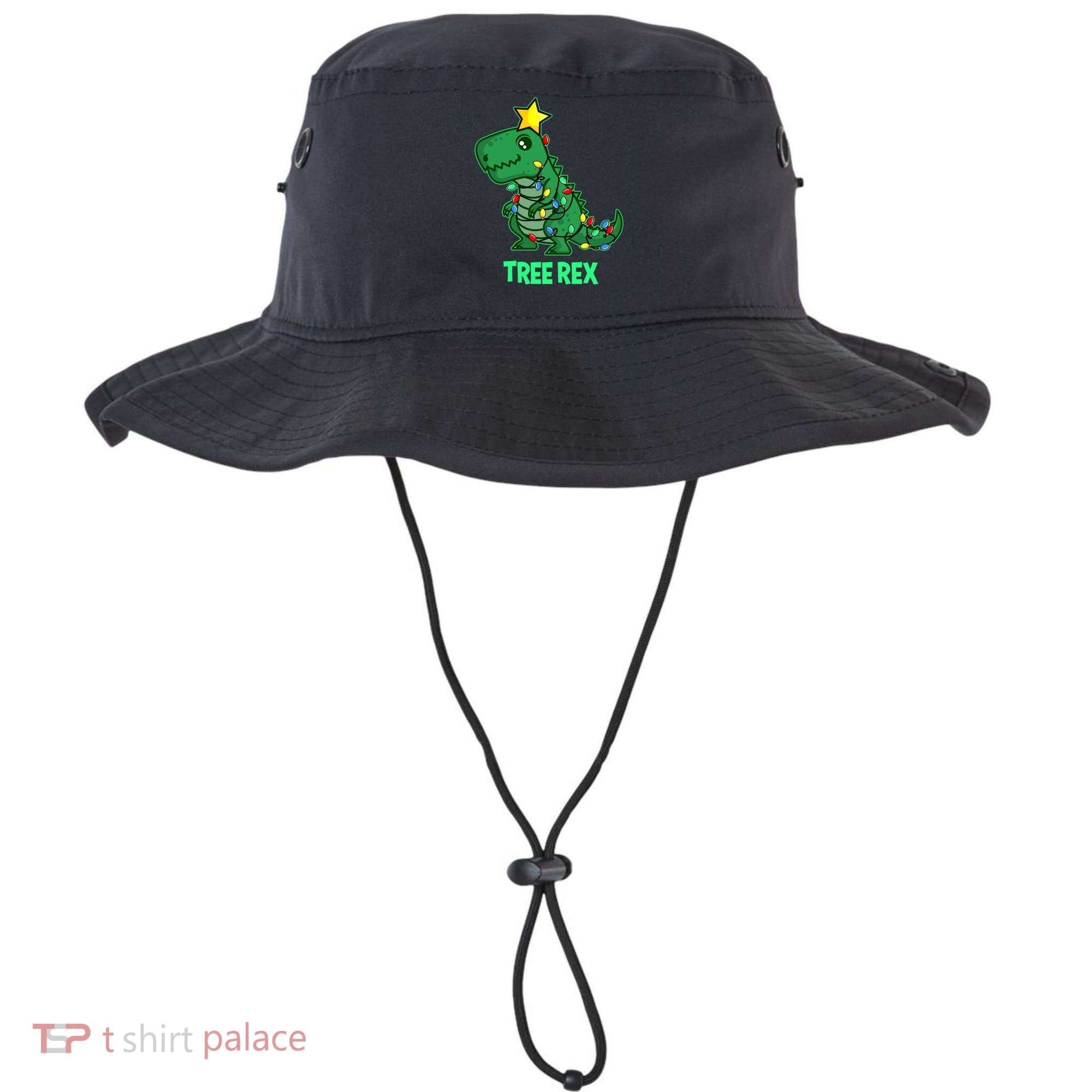 Tree Rex Funny Cute Retro Christmas Dino Cool Gift Bucket Hat