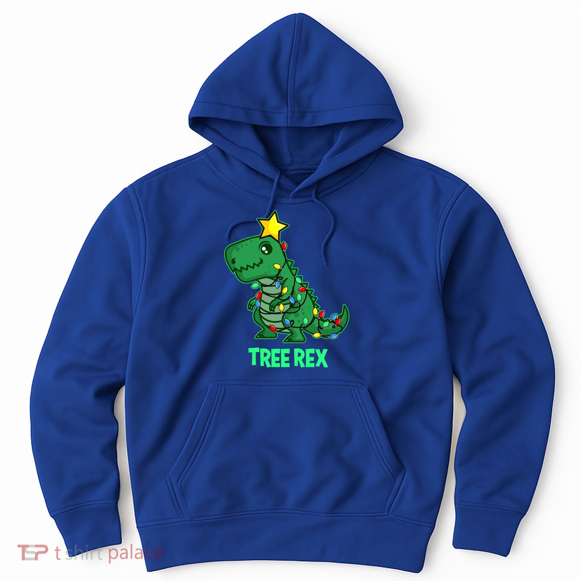 Tree Rex Funny Cute Retro Christmas Dino Cool Gift Hoodie