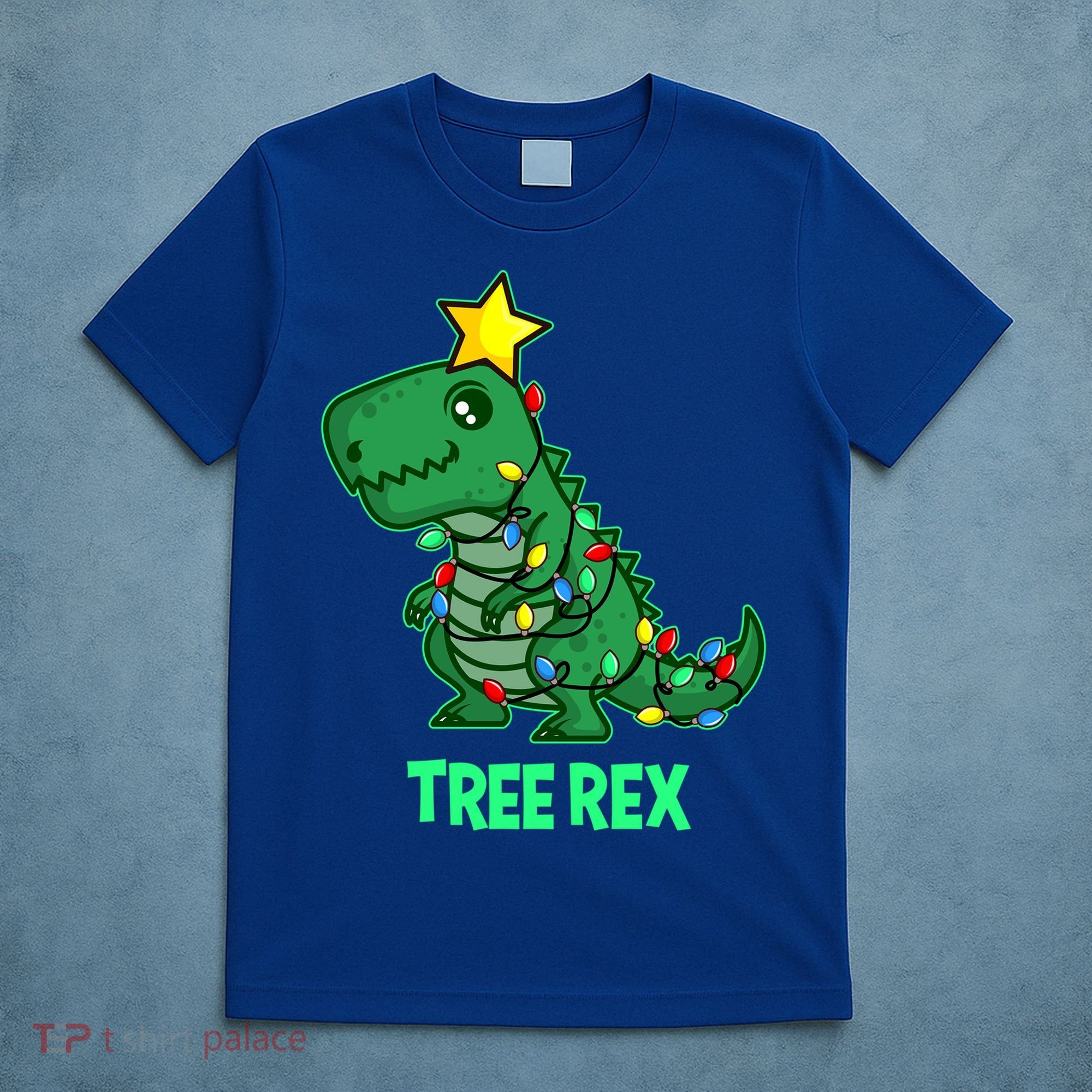 Tree Rex Funny Cute Retro Christmas Dino Cool Gift T-Shirt
