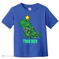 Tree Rex Funny Cute Retro Christmas Dino Cool Gift Toddler T-Shirt thumb 0