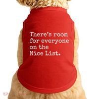 Theres Room For Everyone On The Nice List Doggie Tank thumb 0