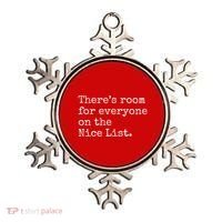 Theres Room For Everyone On The Nice List Ornament thumb 0
