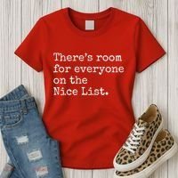 Theres Room For Everyone On The Nice List Women's T-Shirt thumb 3