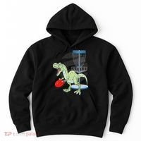 T Rex Frisbee Dinosaur Recreational Tosser Dino Disc Golf Hoodie thumb 0