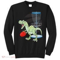 T Rex Frisbee Dinosaur Recreational Tosser Dino Disc Golf Sweatshirt thumb 0