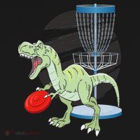 T Rex Frisbee Dinosaur Recreational Tosser Dino Disc Golf Women's Hoodie thumb 2
