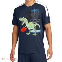 T Rex Frisbee Dinosaur Recreational Tosser Dino Disc Golf Sport-Tek Competitor United Soccer Jersey thumb 0