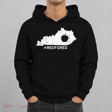 Teacher Red For Ed Kentucky Public Education Hoodie