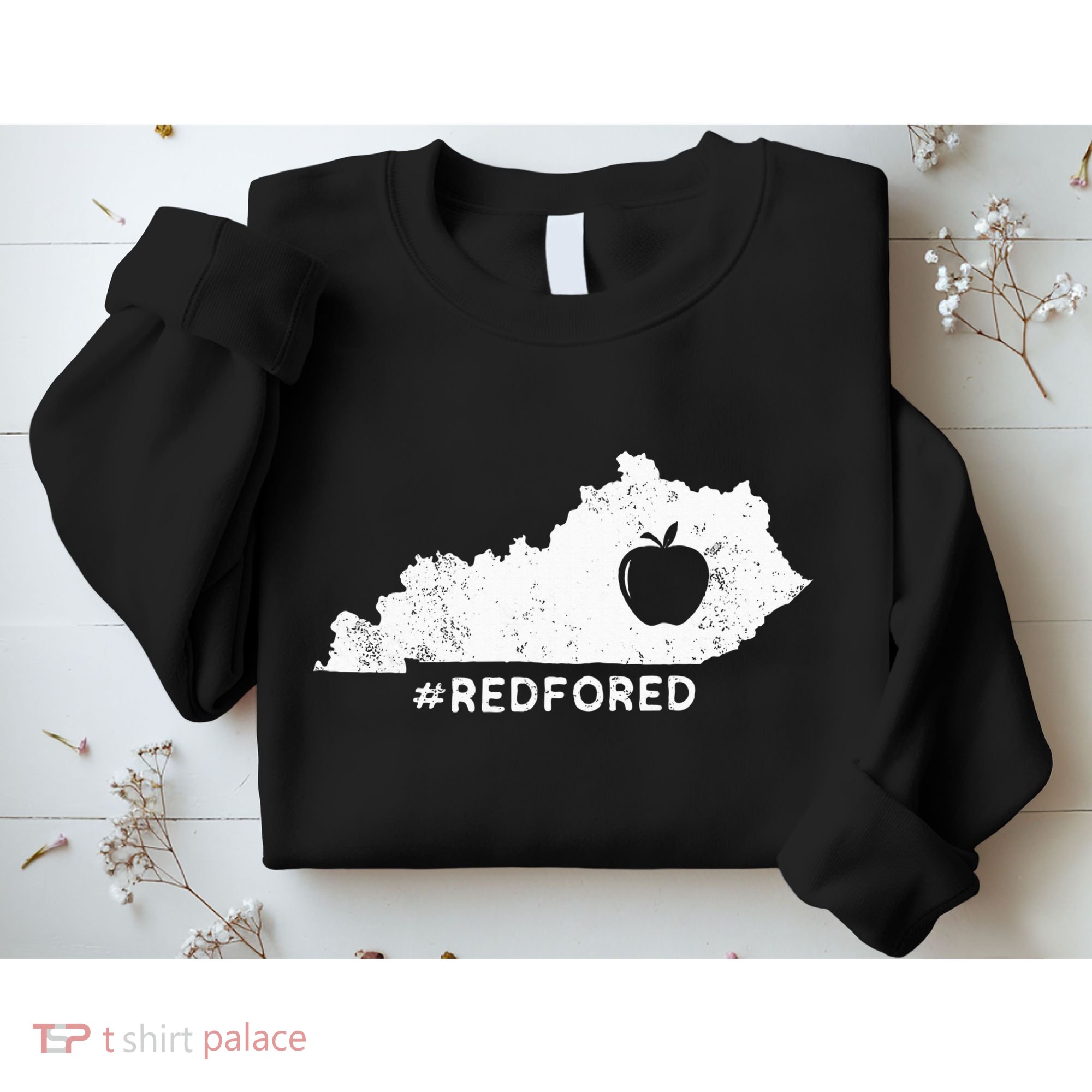 Teacher Red For Ed Kentucky Public Education Sweatshirt