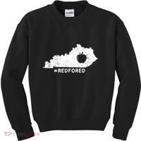 Teacher Red For Ed Kentucky Public Education Kids Sweatshirt thumb 0