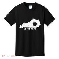 Teacher Red For Ed Kentucky Public Education Kids T-Shirt thumb 0