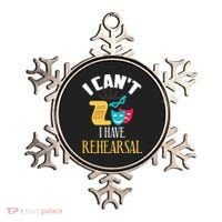 Theatre Rehearsal Funny Acting Rehearsal Actor Gift Ornament thumb 0