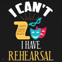 Theatre Rehearsal Funny Acting Rehearsal Actor Gift Ornament thumb 1
