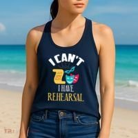 Theatre Rehearsal Funny Acting Rehearsal Actor Gift Women's Tank Top thumb 2
