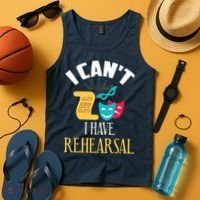 Theatre Rehearsal Funny Acting Rehearsal Actor Gift Tank Top thumb 4