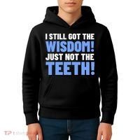 Tooth Removal Gifts & Funny Wisdom Teeth Kids Hoodie thumb 4