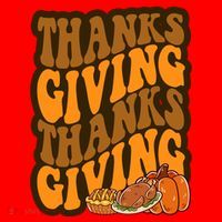 Thanksgiving Retro Groovy Holiday Cute Santa Hat thumb 1
