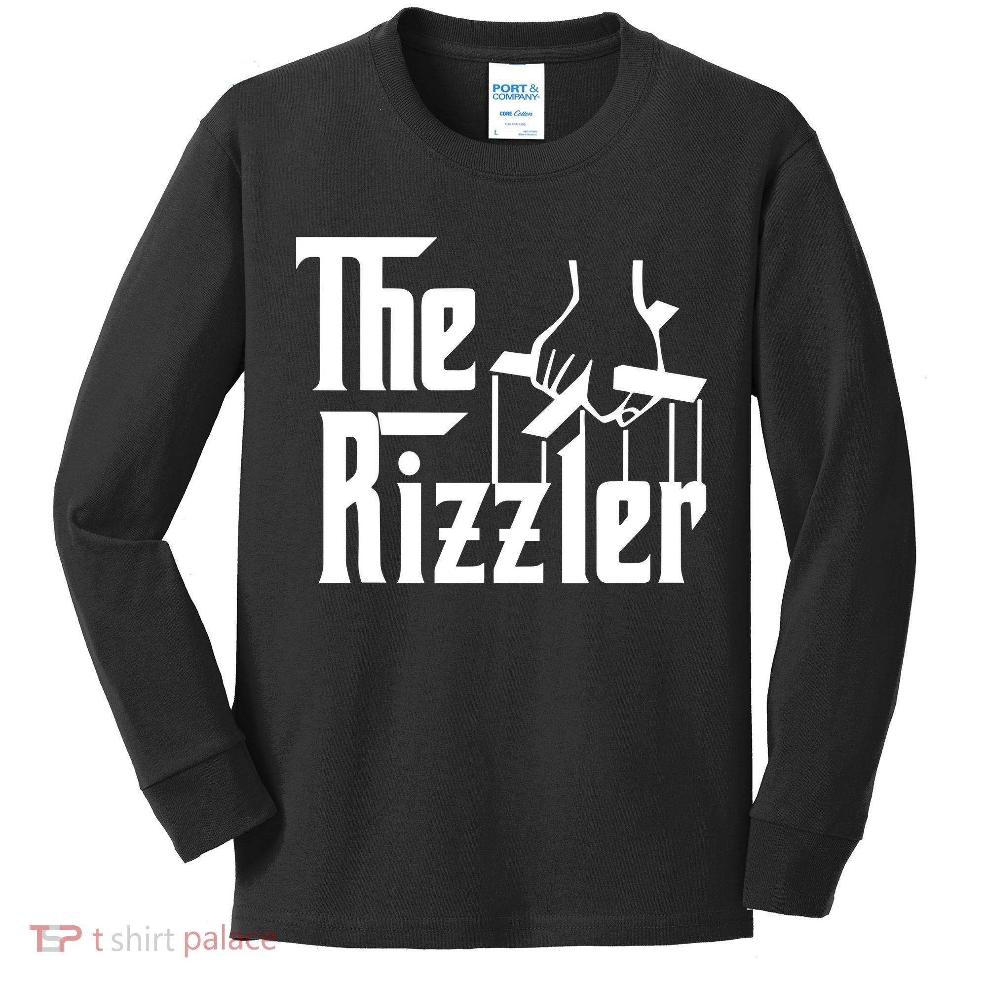 The Rizzler Godfather Kids Long Sleeve Shirt