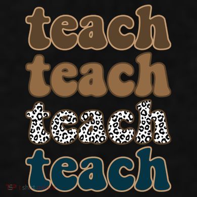Teach Retro Gift For Teacher Ladies PosiCharge Tri-Blend Wicking Tank