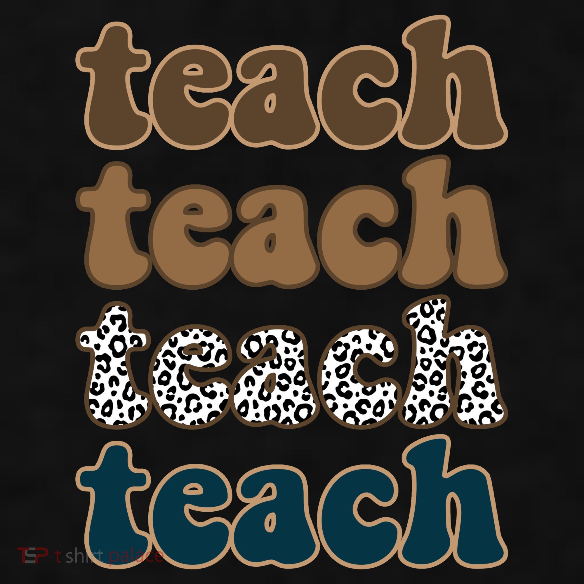 Teach Retro Gift For Teacher Ladies PosiCharge Tri-Blend Wicking Tank