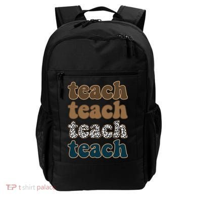 Teach Retro Gift For Teacher Backpack
