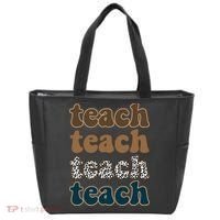 Teach Retro Gift For Teacher Tote Bag thumb 0