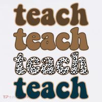 Teach Retro Gift For Teacher Hoodie thumb 7