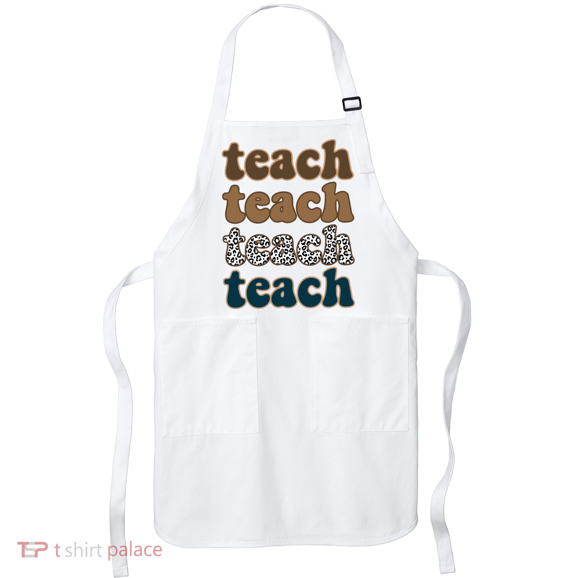 Teach Retro Gift For Teacher Apron
