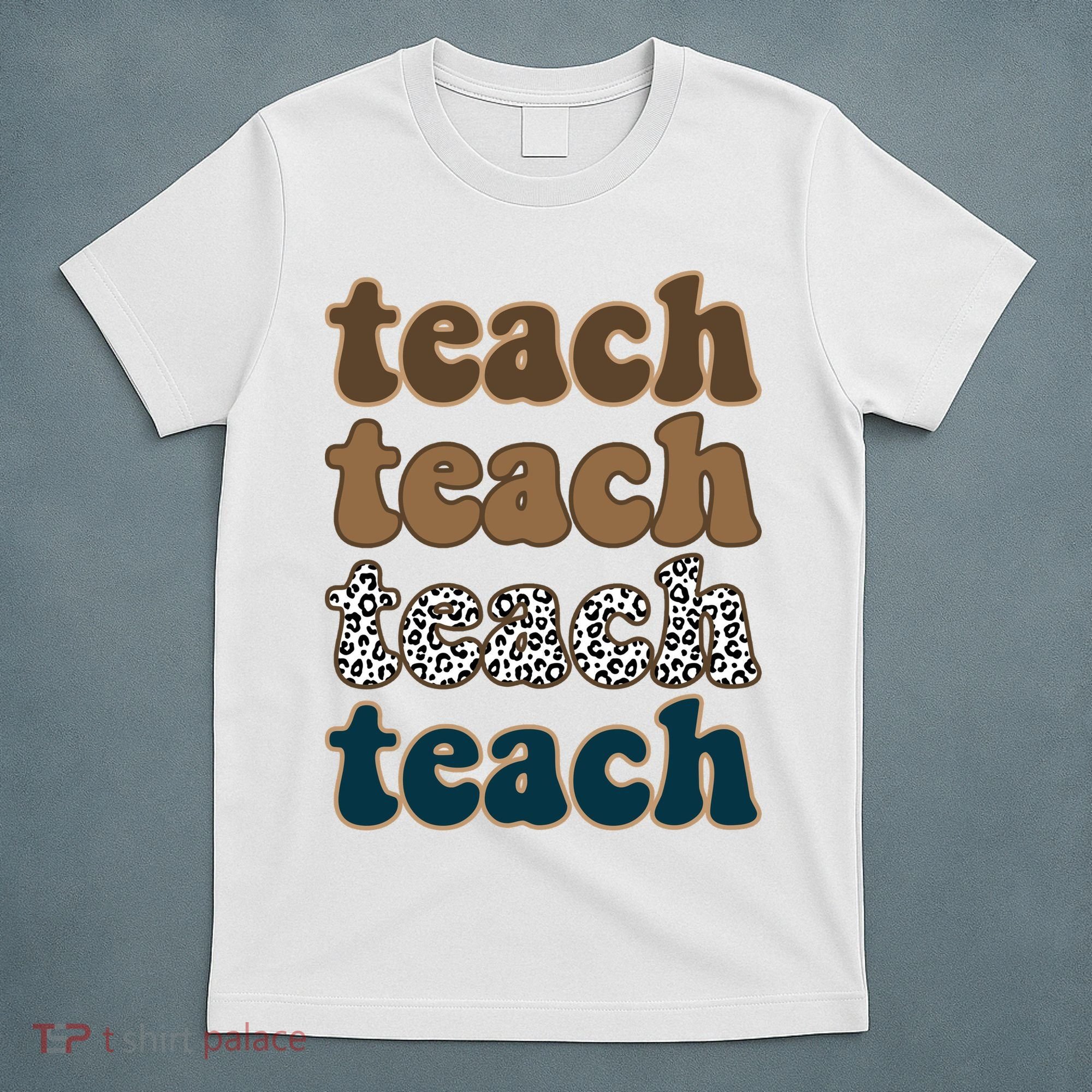 Teach Retro Gift For Teacher T-Shirt