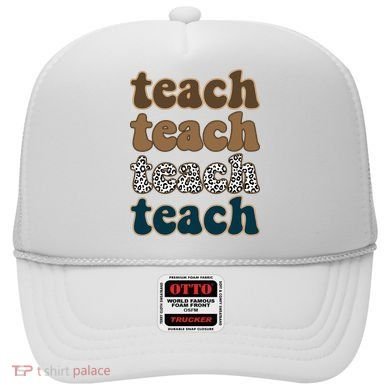 Teach Retro Gift For Teacher Hat