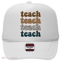 Teach Retro Gift For Teacher Hat thumb 0