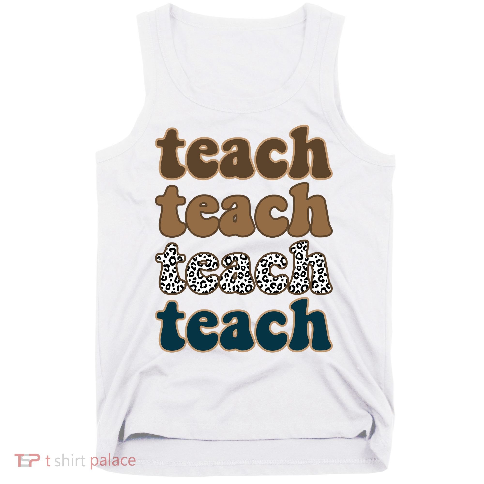Teach Retro Gift For Teacher Tank Top