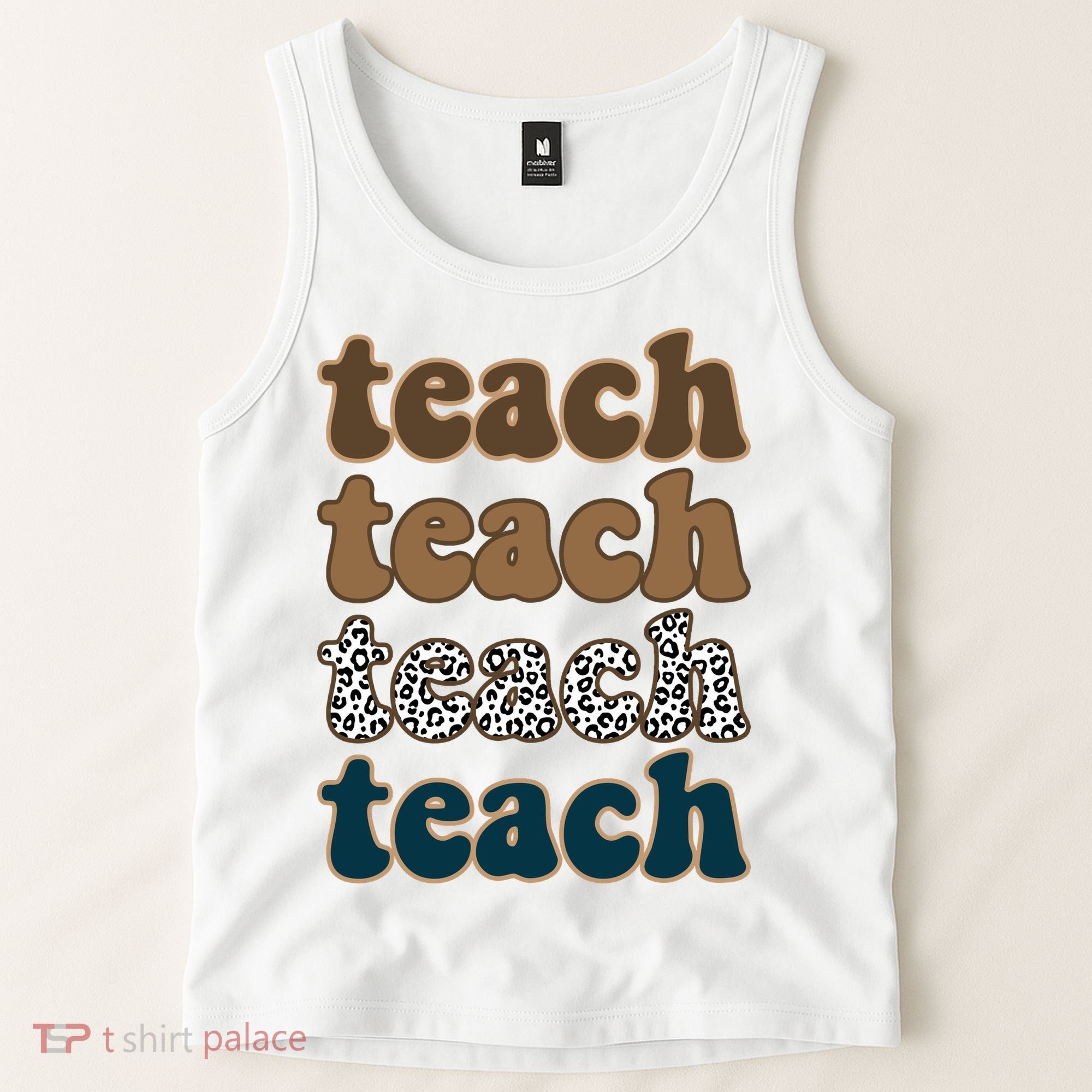 Teach Retro Gift For Teacher Tank Top