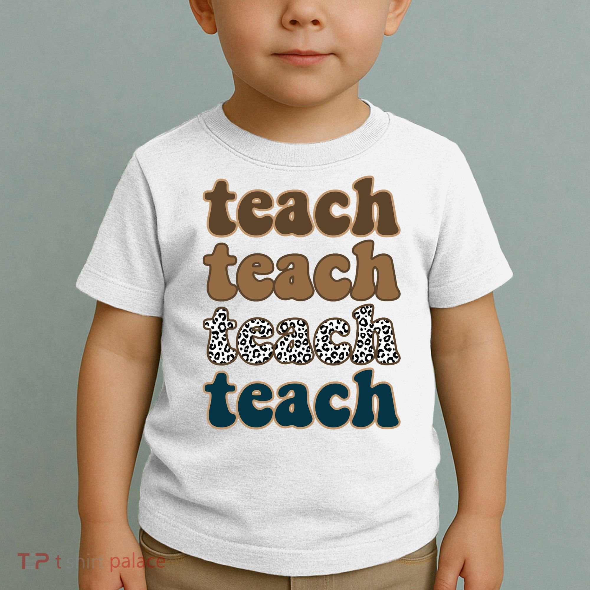Teach Retro Gift For Teacher Toddler T-Shirt