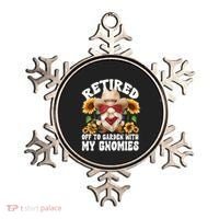 Texas Retiret Gnome Dad For Cow Lover Retired Grandpa Gift Ornament thumb 0