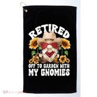 Texas Retiret Gnome Dad For Cow Lover Retired Grandpa Gift Golf Towel thumb 0