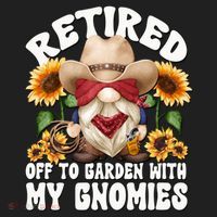 Texas Retiret Gnome Dad For Cow Lover Retired Grandpa Gift Golf Towel thumb 3