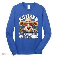 Texas Retiret Gnome Dad For Cow Lover Retired Grandpa Gift Long Sleeve Shirt thumb 0