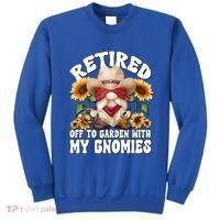 Texas Retiret Gnome Dad For Cow Lover Retired Grandpa Gift Sweatshirt thumb 0
