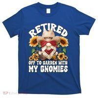 Texas Retiret Gnome Dad For Cow Lover Retired Grandpa Gift T-Shirt thumb 0