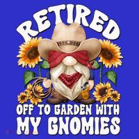 Texas Retiret Gnome Dad For Cow Lover Retired Grandpa Gift T-Shirt thumb 7