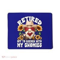 Texas Retiret Gnome Dad For Cow Lover Retired Grandpa Gift Mousepad thumb 0