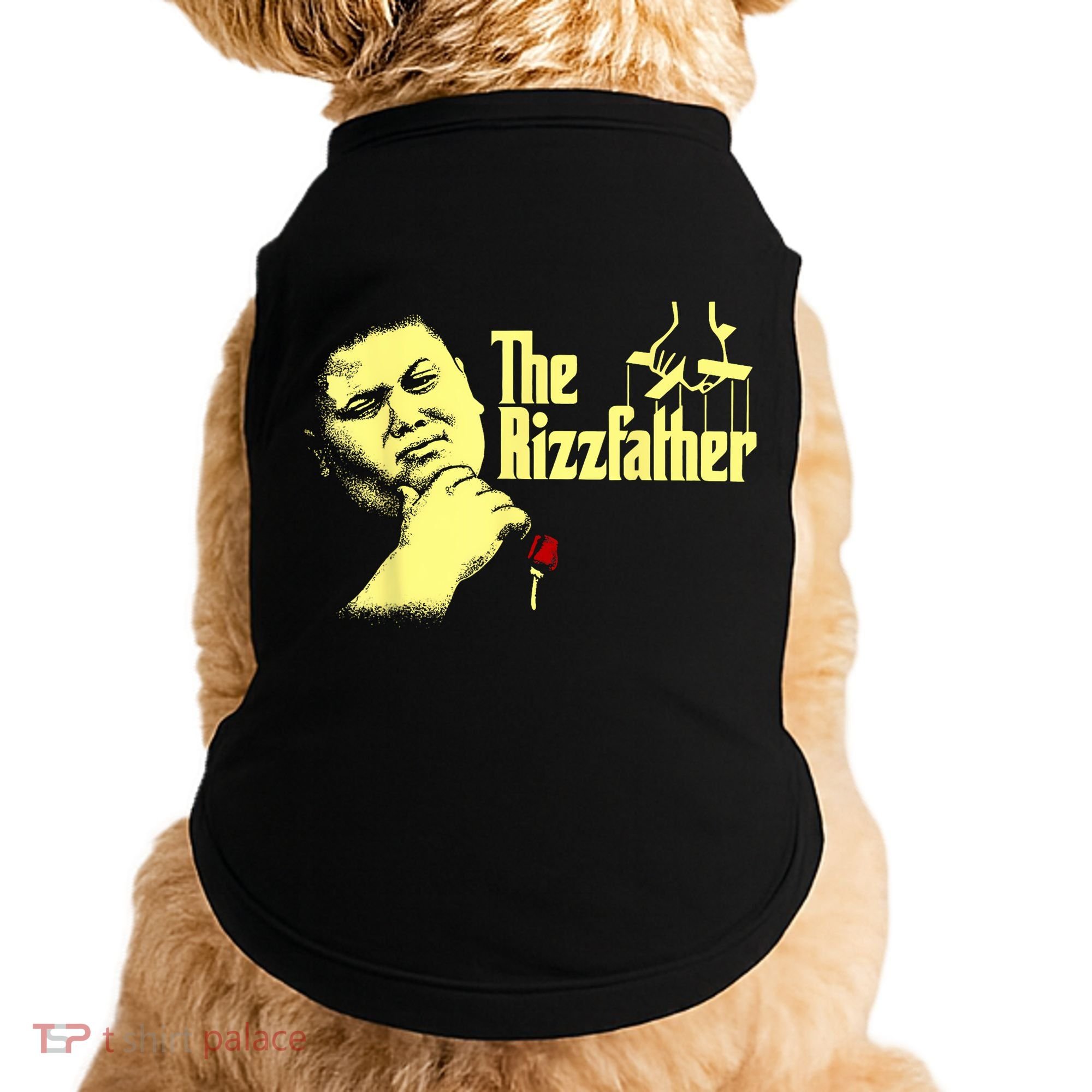 The Rizzler Godfather Funny Meme Doggie Tank