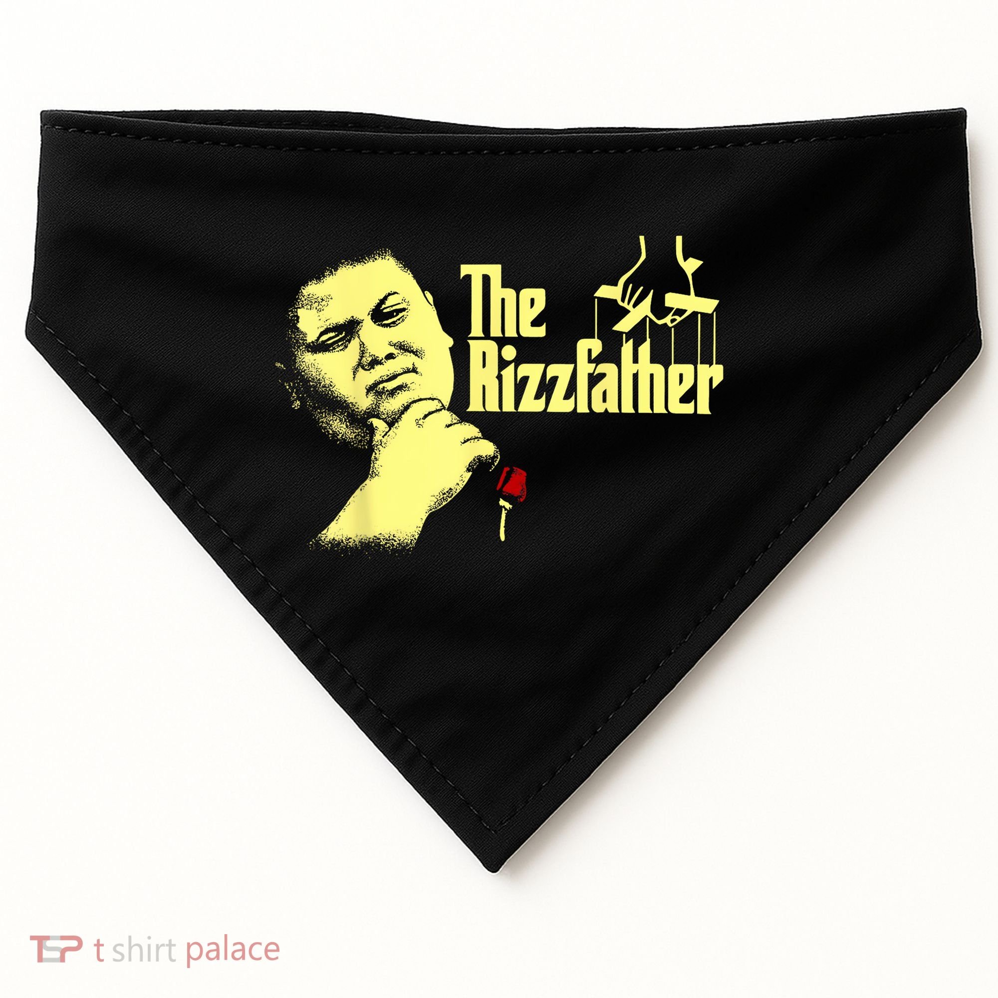 The Rizzler Godfather Funny Meme USA-Made Doggie Bandana