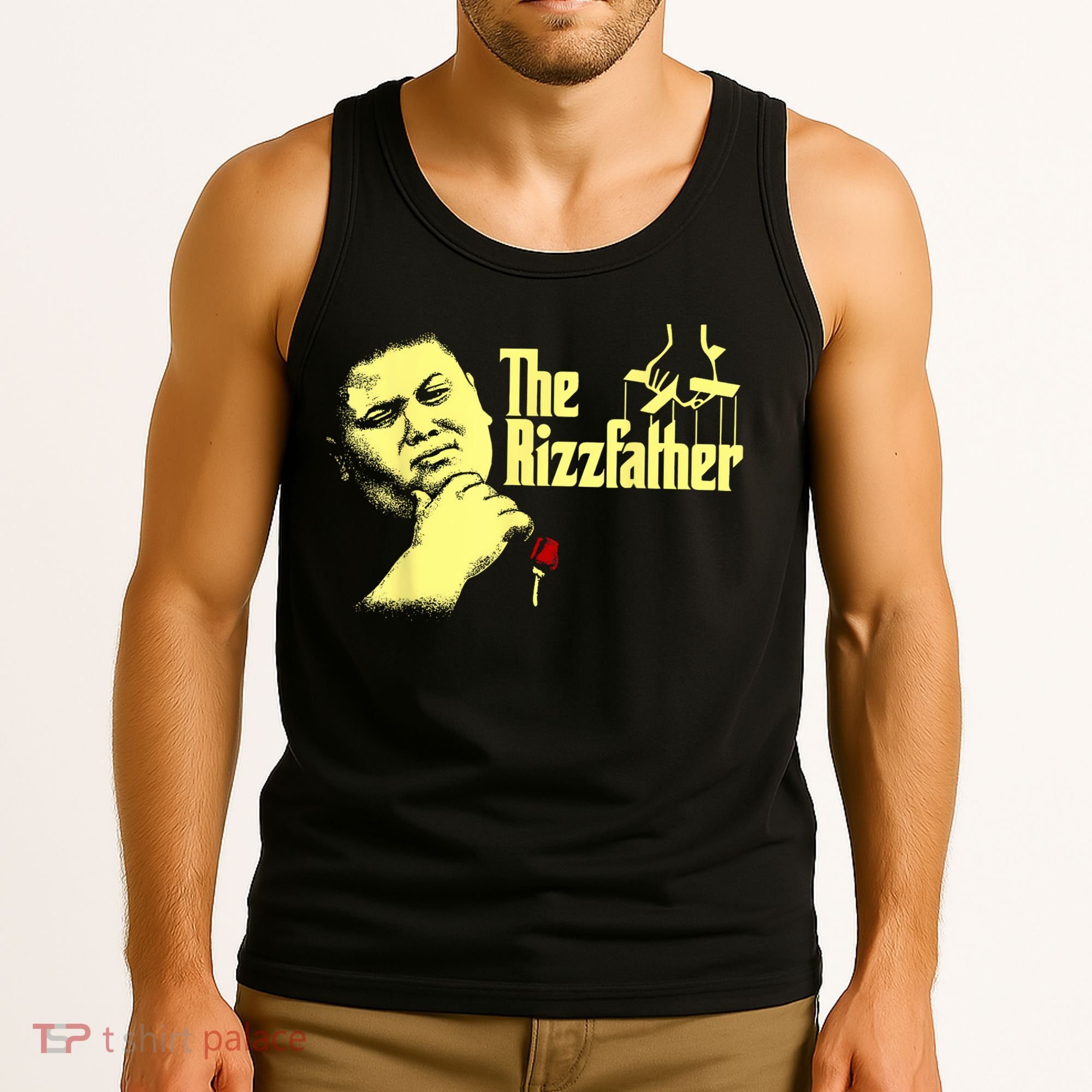 The Rizzler Godfather Funny Meme Tank Top