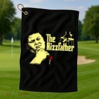 The Rizzler Godfather Funny Meme Golf Towel thumb 1